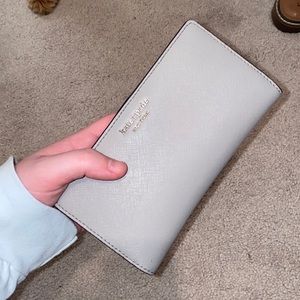 Grey Kate spade wallet